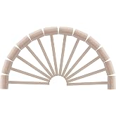 MIHEY 12 Pack Wooden Crab Mallets | Natural Hardwood Crab Hammers Lobster Seafood Crackers