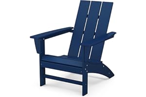 POLYWOOD Modern Adirondack Chair (Navy)