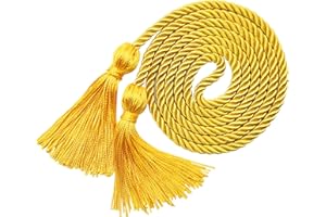AOUETNAY Graduation Honor Cords Gold Graduation Cords, 67" Long for Graduation Students