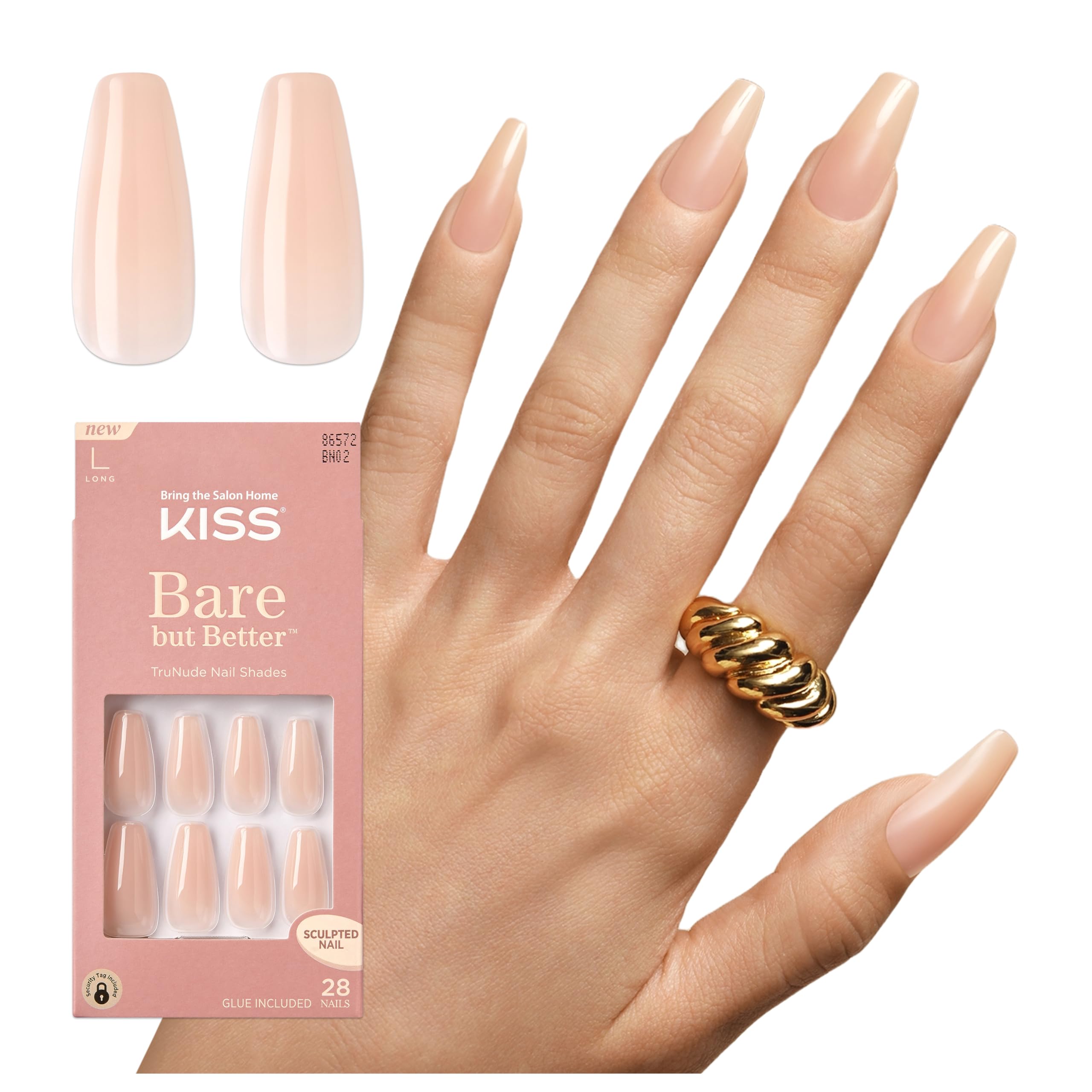 KISS Bare-But-Better Nails - Nude Drama