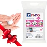 STAEDTLER FIMO Soft Oven-Bake Polymer Clay: 1 lb, White Block | For Sculpting, Jewelry Making, Clay Crafts, Miniatures &amp; DIY Projects