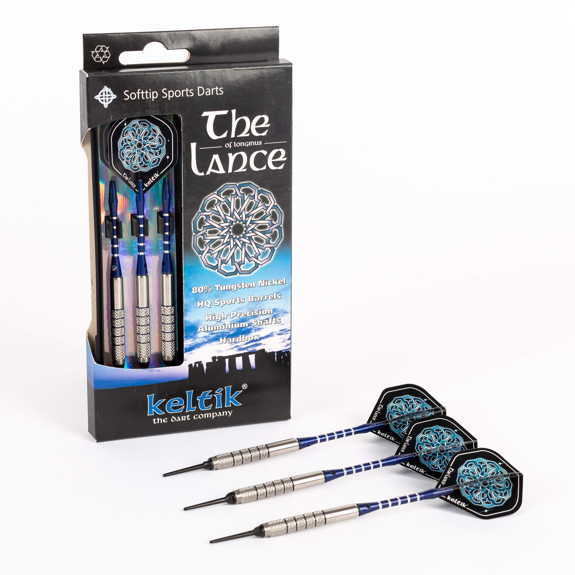 Keltik Billiards, Bowling, Dart & More Soft Darts The Lance 80% 16g, 18g Soft Darts, Silver