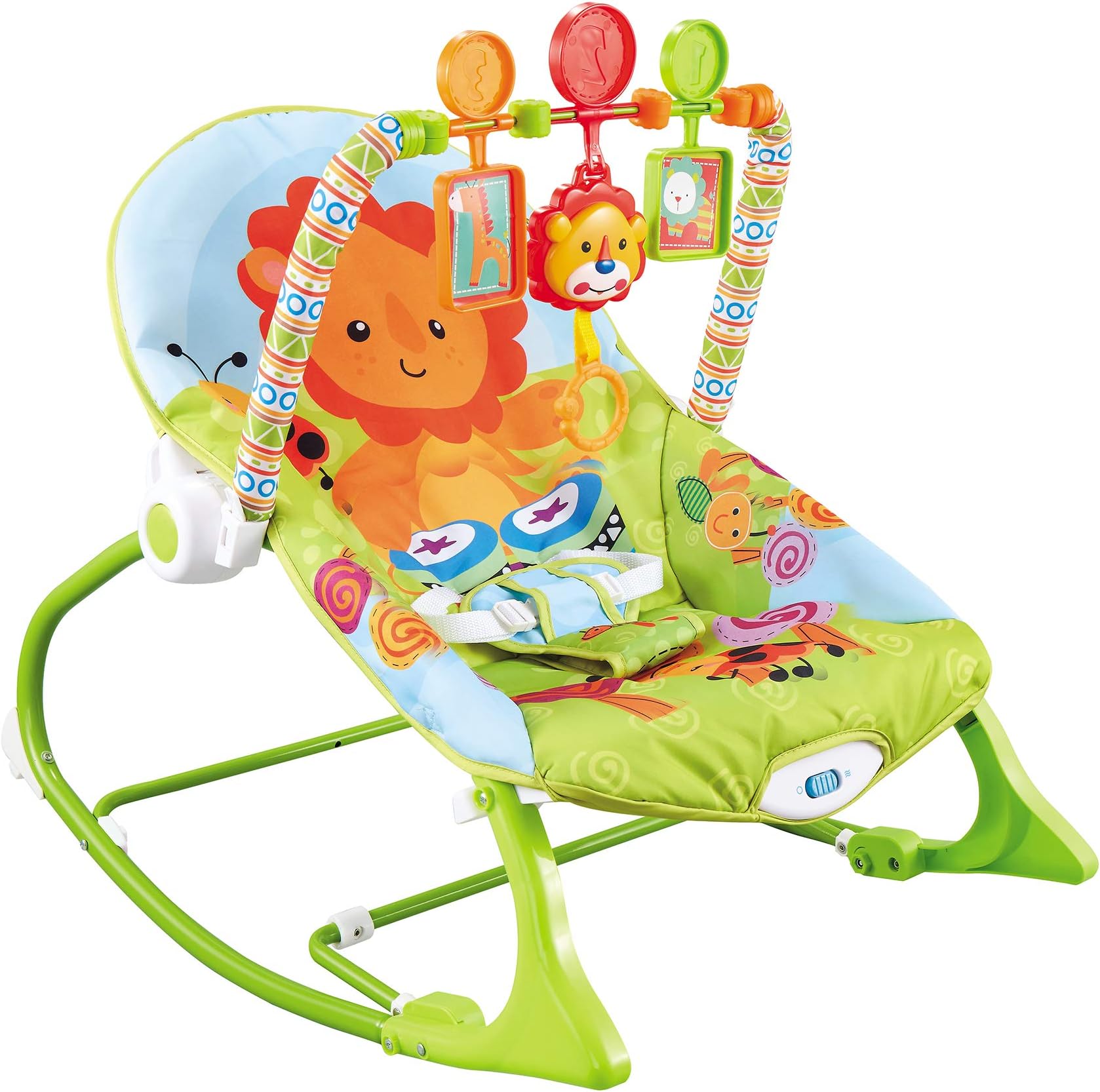 Infant to Toddlers Bouncing Rocker Newborn Vibration Musical Baby Chair