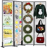 DEMEGA Grid Wall Panels Foldable Gridwall Panel Display Stand