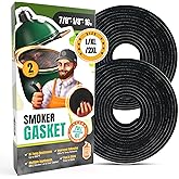 Gasket for Big Green Egg Large/XL/XXL - 2-Pack x 8 FT Smoker Gasket Seal - BGE Gasket 7/8" x 1/8" Felt - Compatible with Big Green Egg - Accessories &amp; Parts for Grill by Smoker Chef