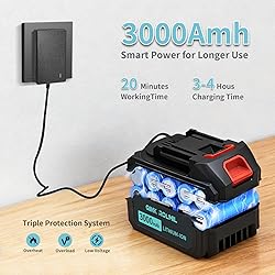 Cordless Pressure Washer Battery Powered; 800PSI