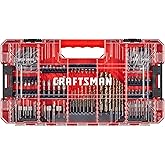 CRAFTSMAN 140 Pc Impact Driver Bit Set, Steel, Black Oxide Coated Impact Drill Bit Set, Precision Machined Tips (CMAF140SET)