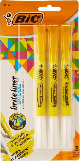 Pilot frixion highliter Yellow 3pk 46506 (072838465061)