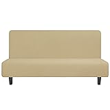 Easy-Going Stretch Futon Slipcover Armless Futon