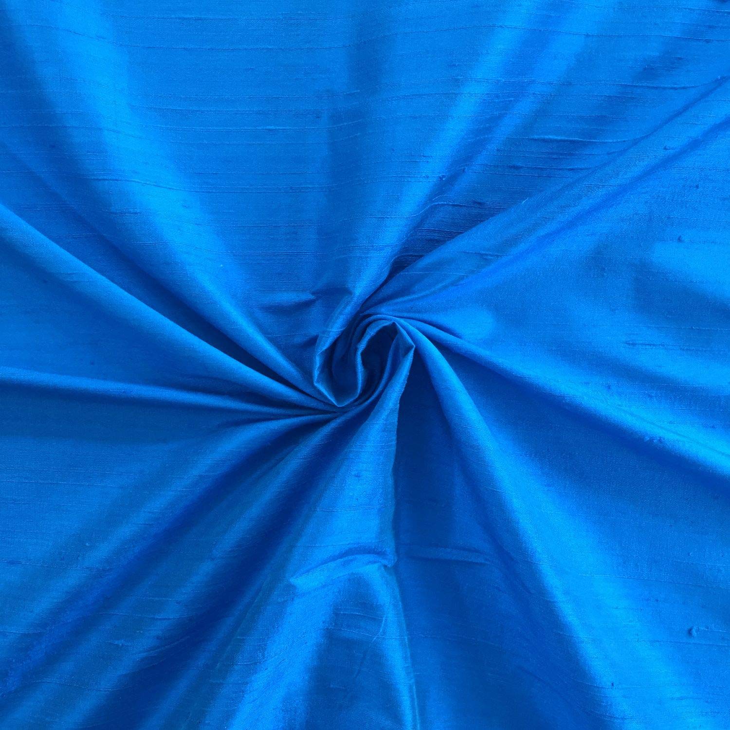 Discover Lifestyle & Fashion Fabrics Sapphire Blue Pure 100 Indian