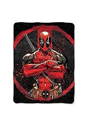 Marvel, Tough Guy, 46" x 60" Deadpool Micro Raschel