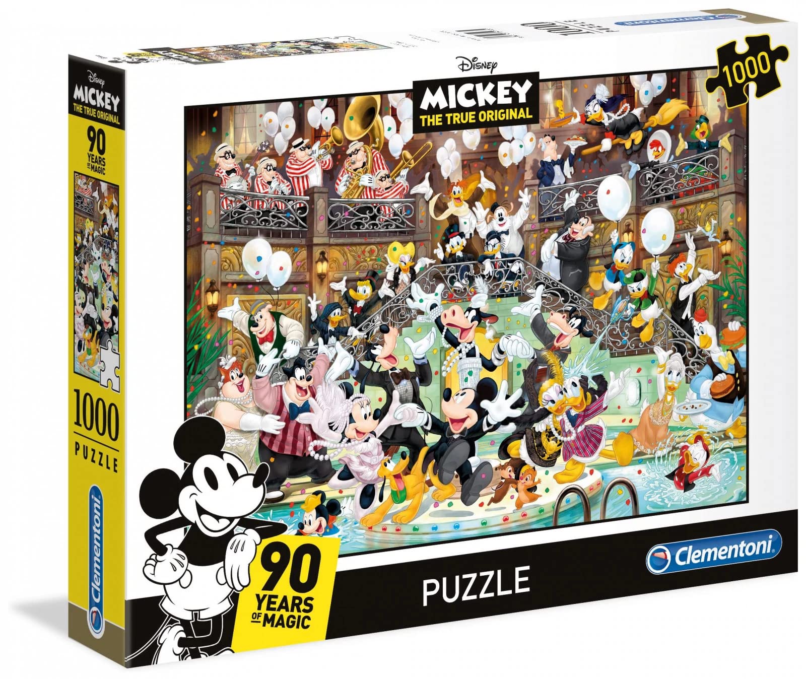 Clementoni - 39472 - Collection Puzzle - Disney Gala - 1000 pieces - Made in Italy - Jigsaw Puzzles for Adult
