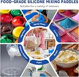 Suzzam Silicone Resin Mixing Paddle 4pc for 1/4 Drill Epoxy Stirrer view 7