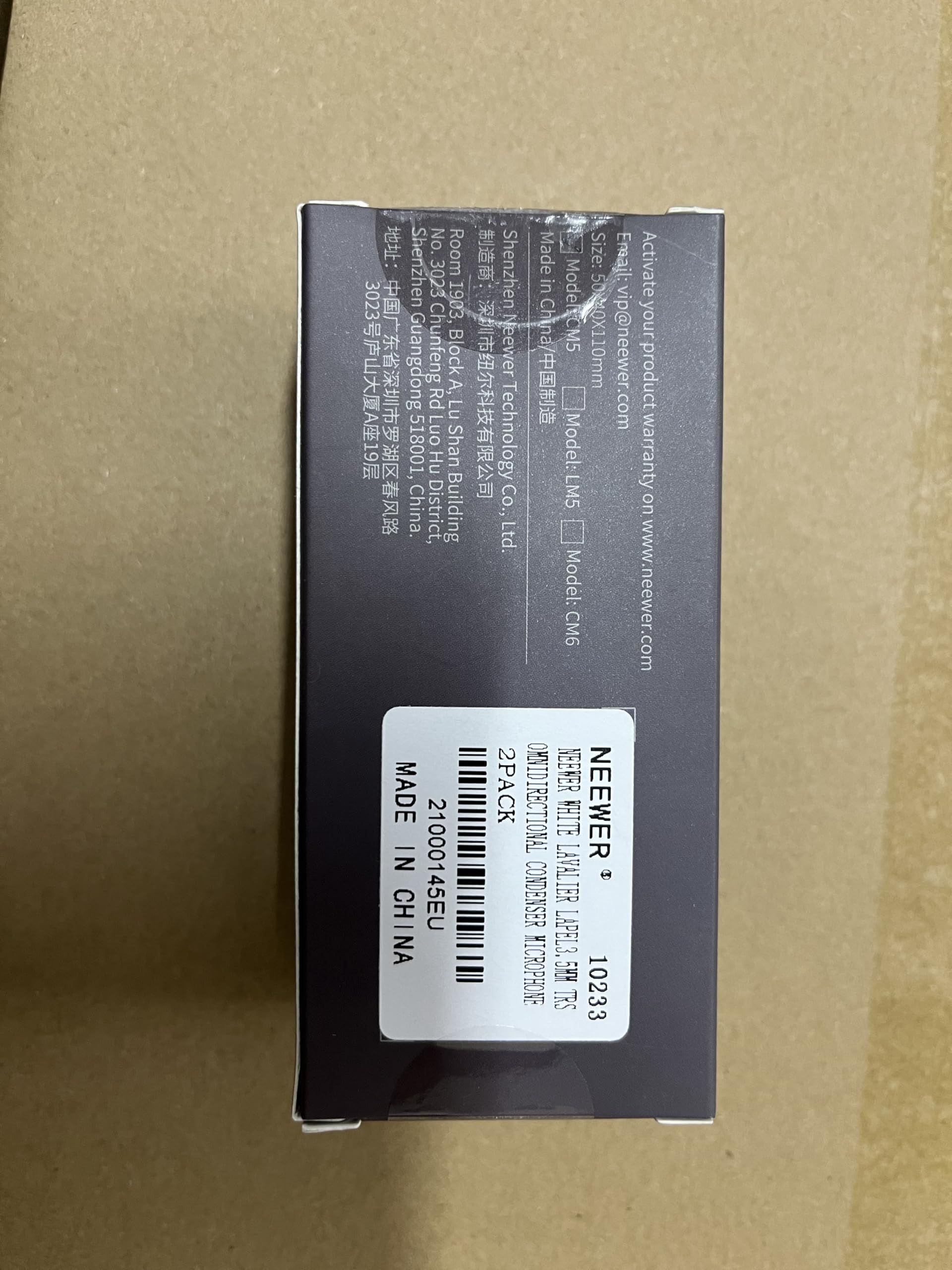 NEEWER 2 Pack Lavalier Lapel Microphone Compatible with Rode Wireless GO II 2 DJI Wireless Mic Transmitter, Omnidirectional Condenser Wired Clip On Lav Mic for Stage YouTube Live Streaming, CM5, White