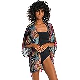 La Blanca womens Kimono Swimsuit Cover Up