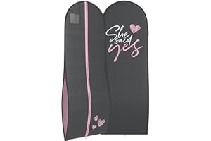 YOUR BAGS GARMENTUM Women’s Dress and Gown Garment Bag -72”x24” and 10” Tapered Gusset -Your Bags
