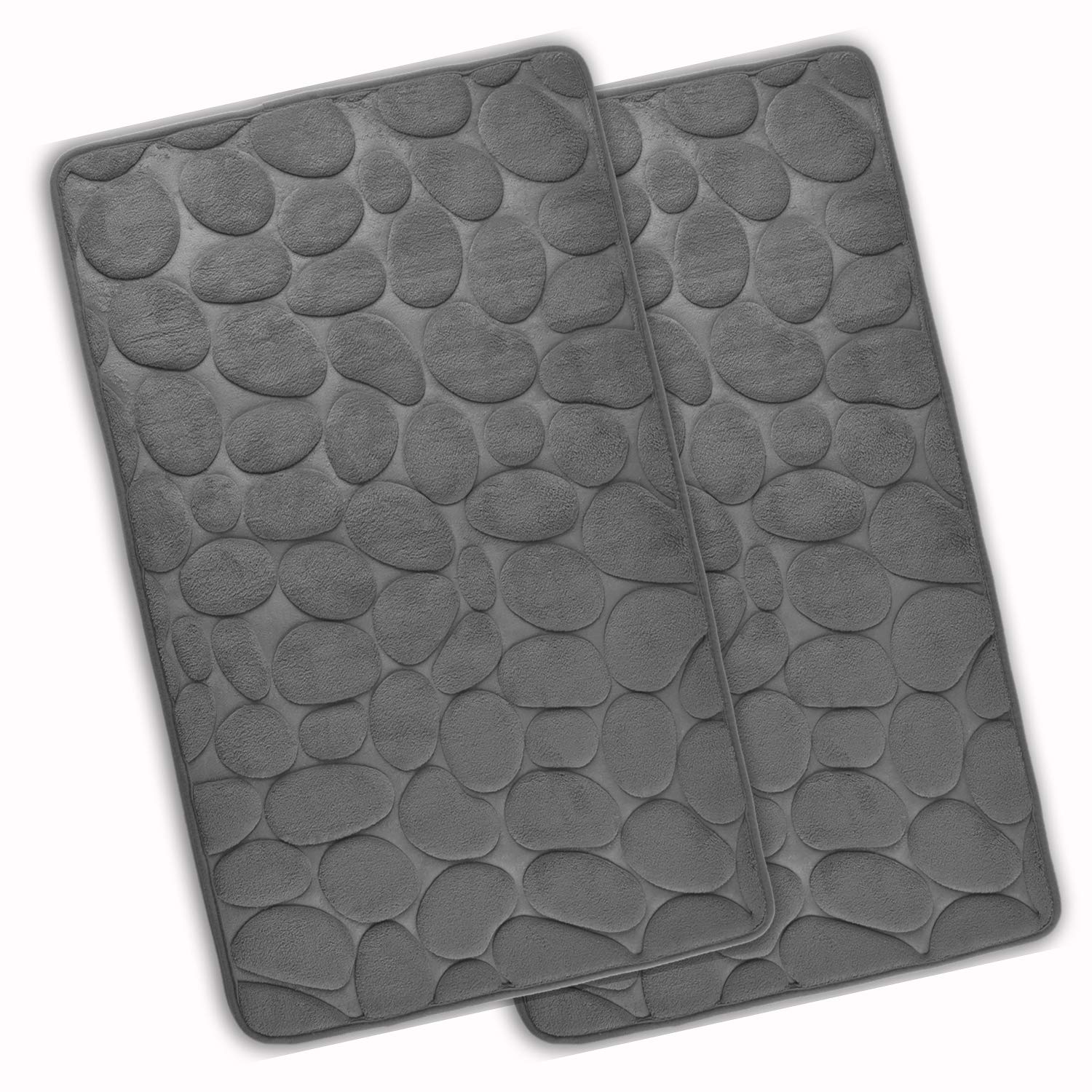 WohnDirect Memory Foam Badteppich Set 2 teilig - Rutschfester