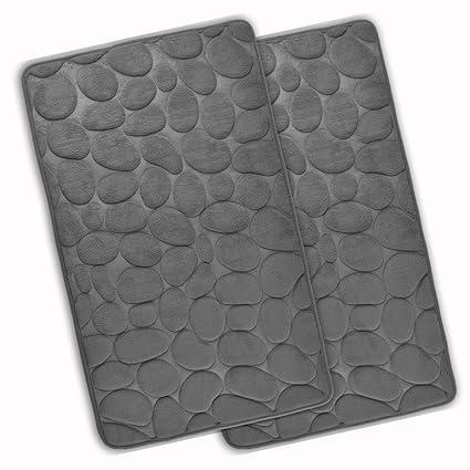 WohnDirect Memory Foam Badteppich Set 2 teilig - Rutschfester