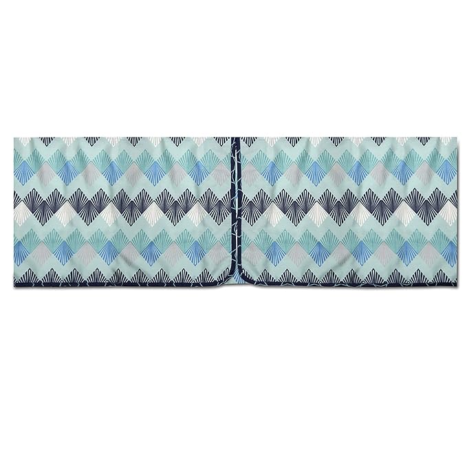 mosaic elephant and geometric 5 piece baby boy crib bedding sets