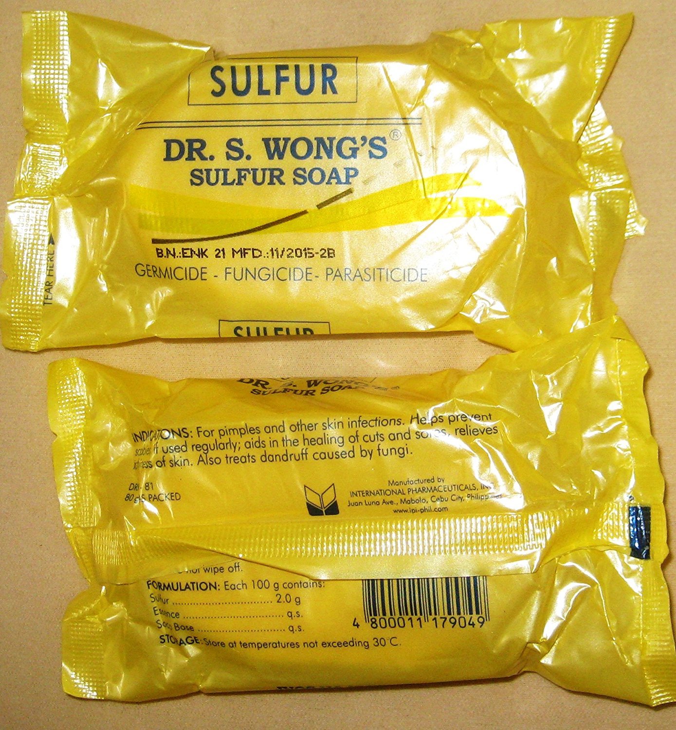 sulfur face wash for fungal acne