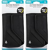Nite Ize Clip Case Sideways Black XL Rugged Nylon Phone Holster (2-Pack)