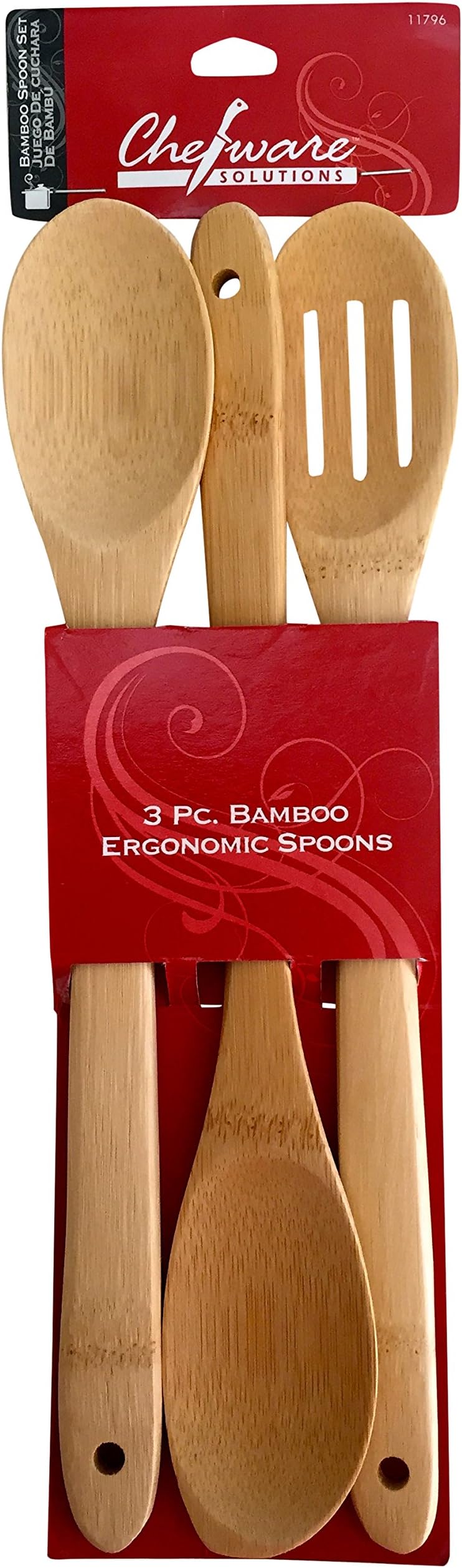 Chef SolutionsWooden Bamboo Spoon Set, Wood