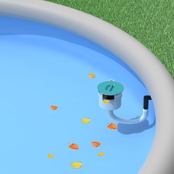 JJ JIANJIN ABOVE GROUND POOL SKIMMER,NO INSTALLATION REQUIRED,...
