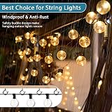 Mckanti Comkrivy 30 Pack Screw Hooks for Outdoor String Lights Q-Hanger Safety view 4