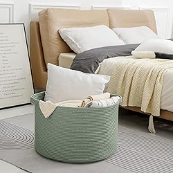 MEGASKET Extra Large Green Basket, 22" X 22" X