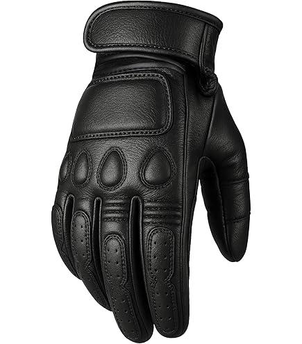 Amazon.com: Jackets 4 Bikes Motorcycle Leather Gloves for Men