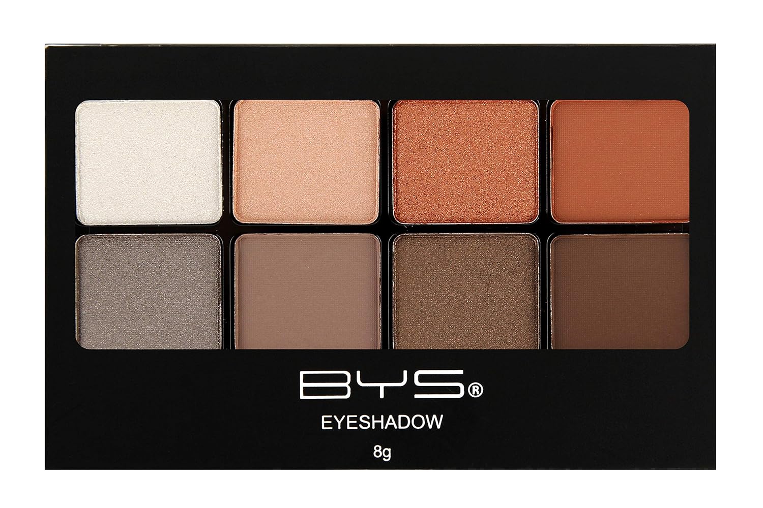 BYS Eyeshadow Makeup Palette 8 Shades - Terracotta