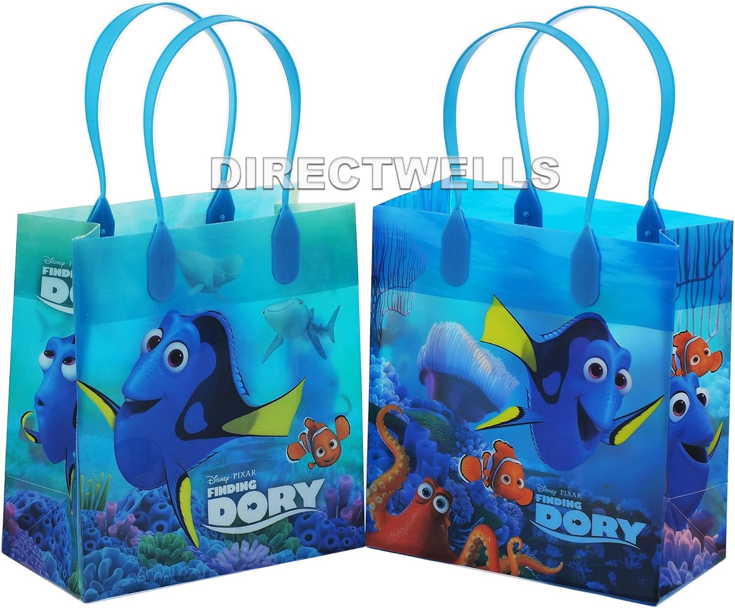 Disney Pixar Finding Dory with Nemo 12 Pcs Goodie Bags Party Favor Bags Gift Bags Birthday Bags