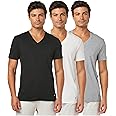 Nautica Men's Cotton V-Neck 3-Pack T-Shirt