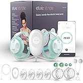 Elvie Stride Hospital-Grade, App-Controlled Breast Pump - Hands-Free, Wearable, Ultra-Quiet &amp; Electric with 2-Modes, 10-Settings &amp; 5oz Capacity per Cup