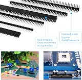 GIAK 130pcs 2.54mm Pin Header Male Female Breakaway PCB 40Pin Arduino Prototype view 3