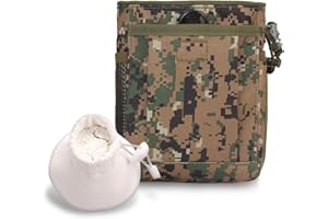 YERGOFE Compact Climbing Chalk Bag for Rock Climbing - Chalk Ball - Tactical Molle Pouch Waist Bag for Bouldering, Gym, Weightlifting, Climbing Gear and Gift