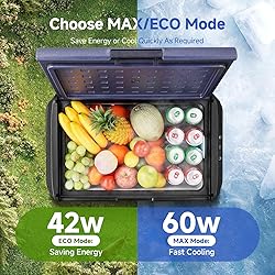 BODEGACOOLER 12v Car Refrigerator, 63QT(60L) IPX4