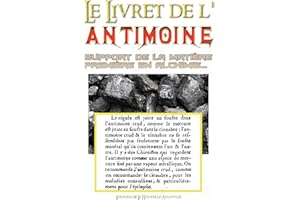 Le livret de l’antimoine, support de la matière première en alchimie (French Edition)
