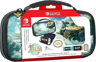 NACON RDS NSW Deluxe - Estuche de Viaje Zelda Tears of The Kingdom, Multi, Organizador de Bolsas
