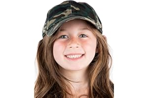 Funky Junque Kids Toddler Girl Boy Low Profile Washed Cotton Baseball Cap Hat