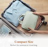 Lifewit Large Hanging Travel Toiletry Bag Mint Green with 4 Compartments view 7