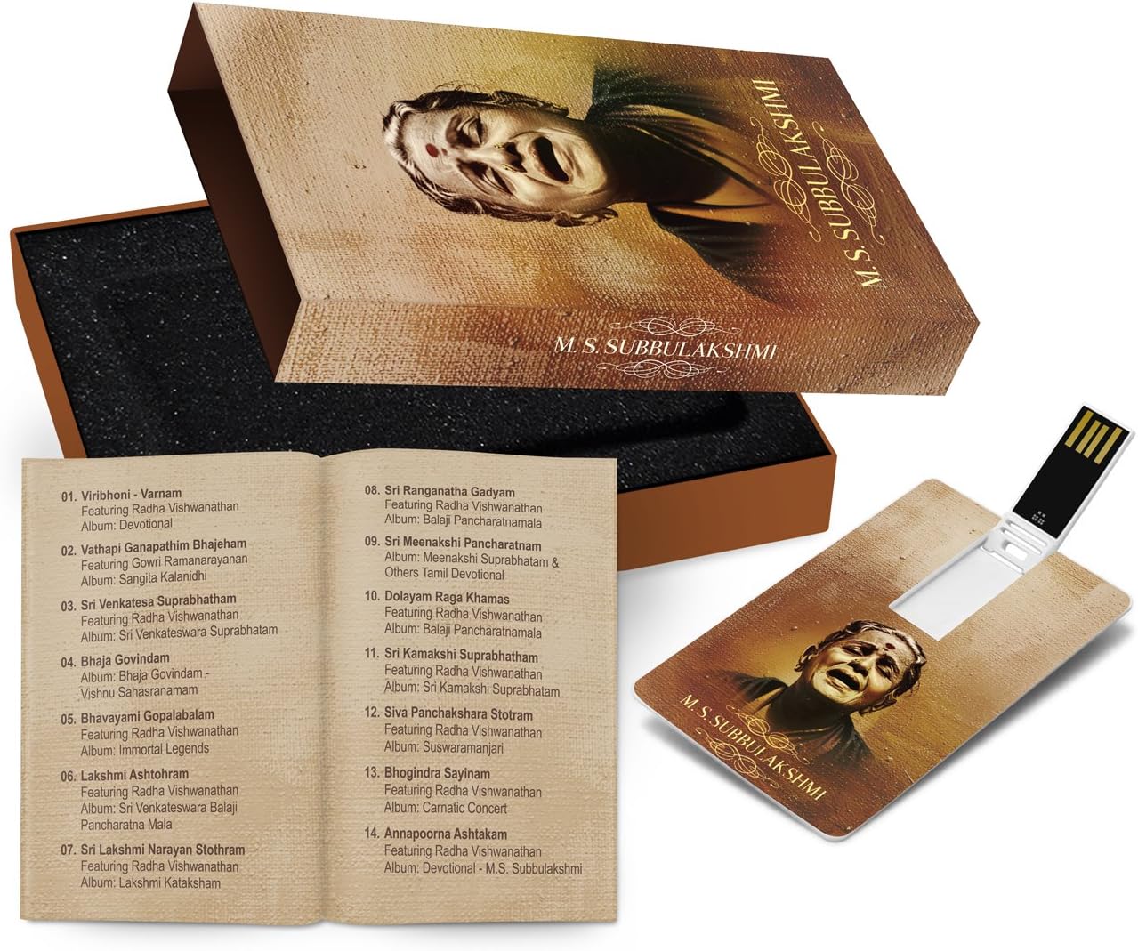 Amazon Com Music Card M S Subbulakshmi 320 Kbps Mp3 Audio M S