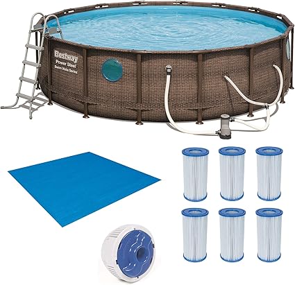 bestway power piscina de acero