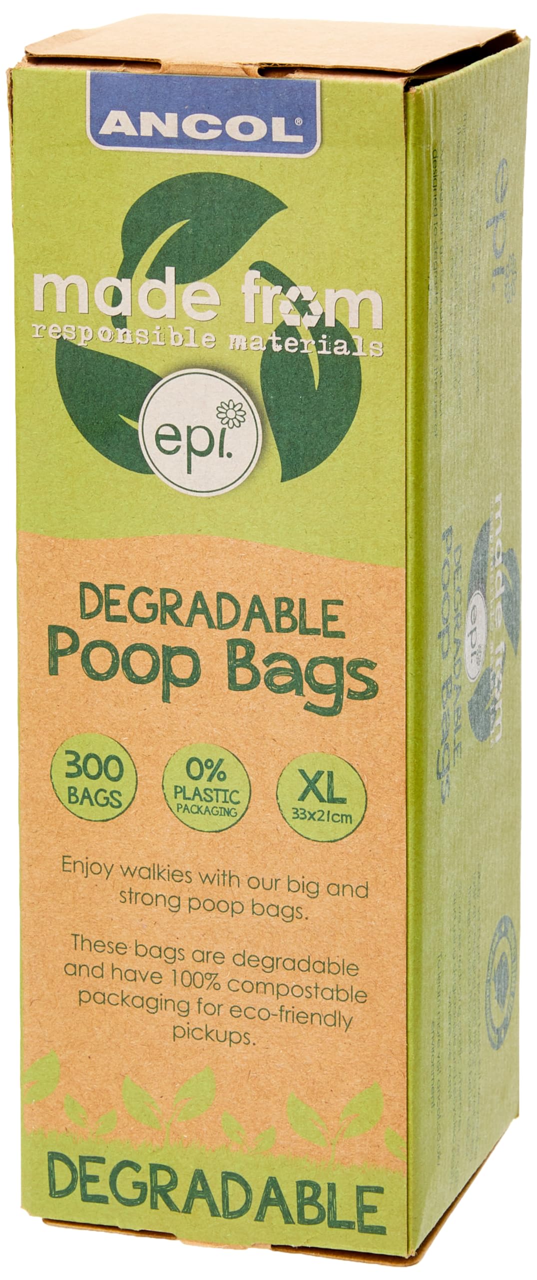 Ancol Paws For The Earth Giant Poop Bag Roll (300 bags)