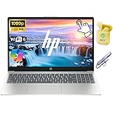 HP Touchscreen 15.6" FHD Business Laptop Computer, 8-Core Intel i3-N305, 16GB RAM 1TB Storage (512GB SSD+512GB Docking Station Set), Windows 11 Laptop with AI Ready, NLY Earphones, Blue