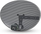 Viewi SSL Zone 1 HD Ready Satellite Dish Kit Quad LNB 5m Twin Cable Kit view 2