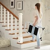 SONGMICS GSL12WT Folding Ladder 2 Steps Alloy Steel White 150 kg EN14183 view 5
