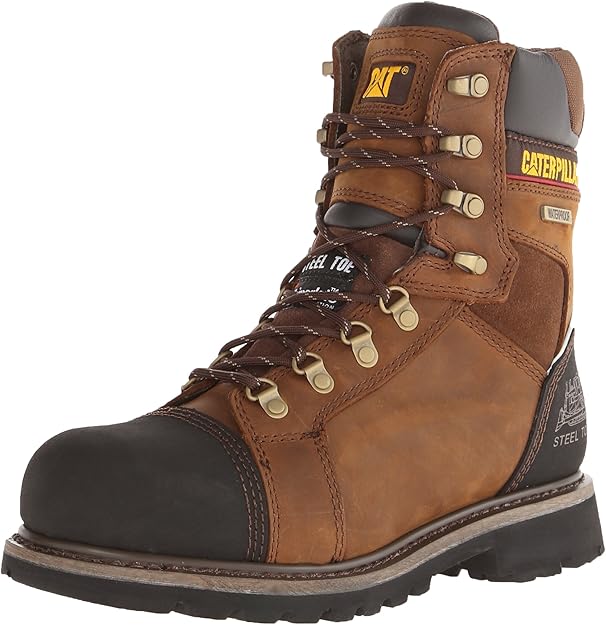 Caterpillar Men's Tracklayer 8 Inch Steel Toe Work Boot