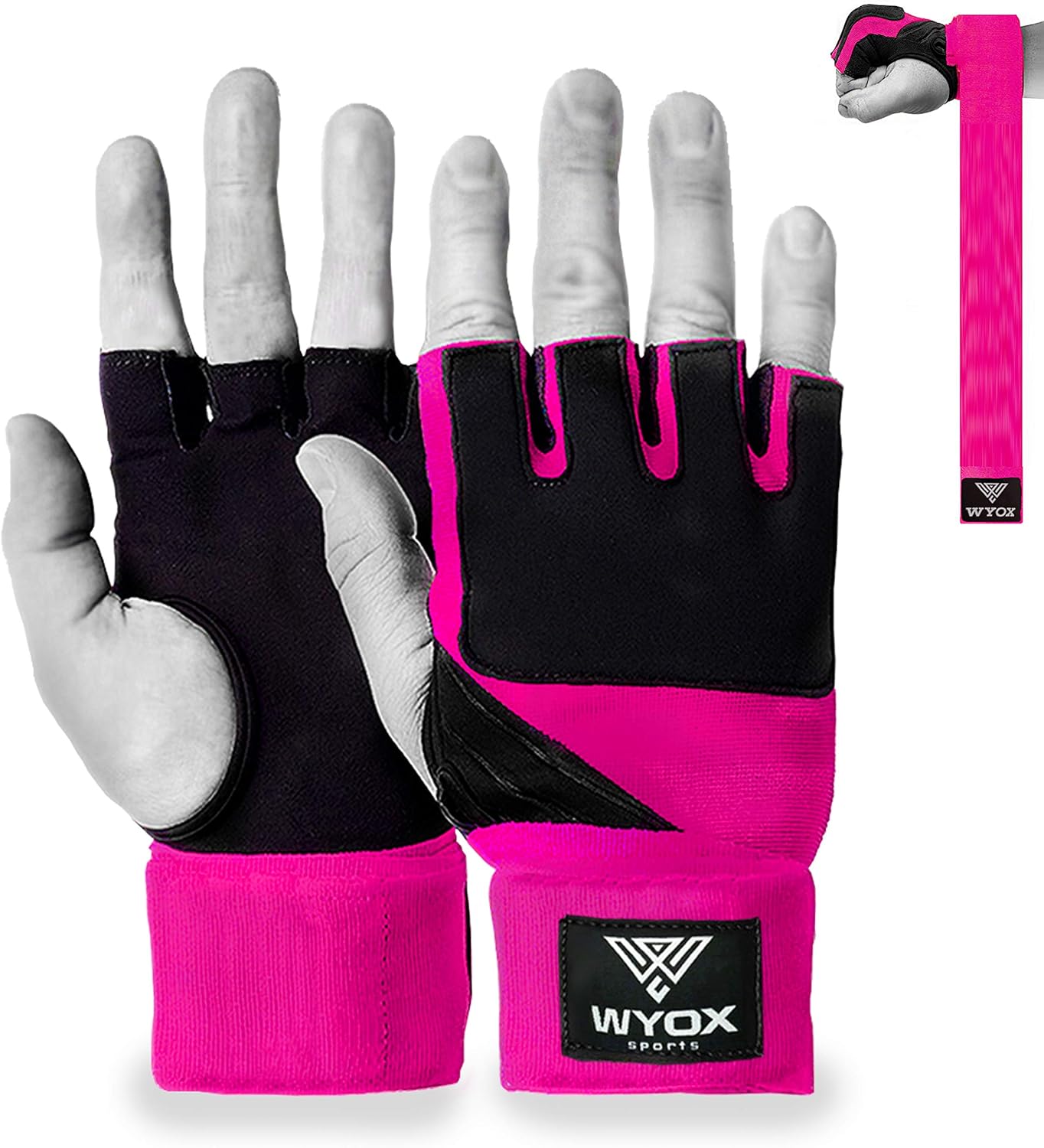Wyox Ladies Training Boxing Inner Gloves Gel Hand Wraps MMA Fist