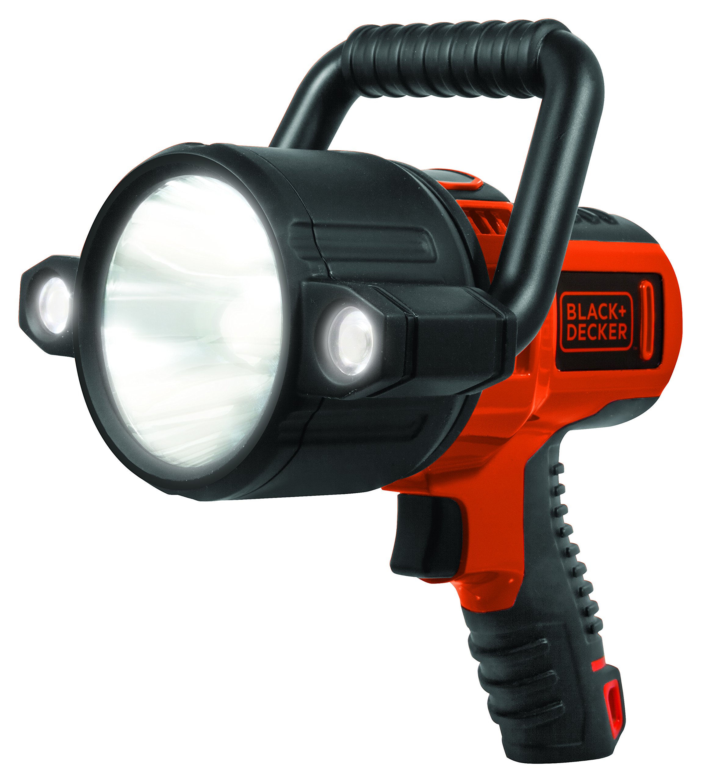 BLACK+DECKER SLV2B Linterna con foco LED recargable de iones de litio de 750 lúmenes y 10 W